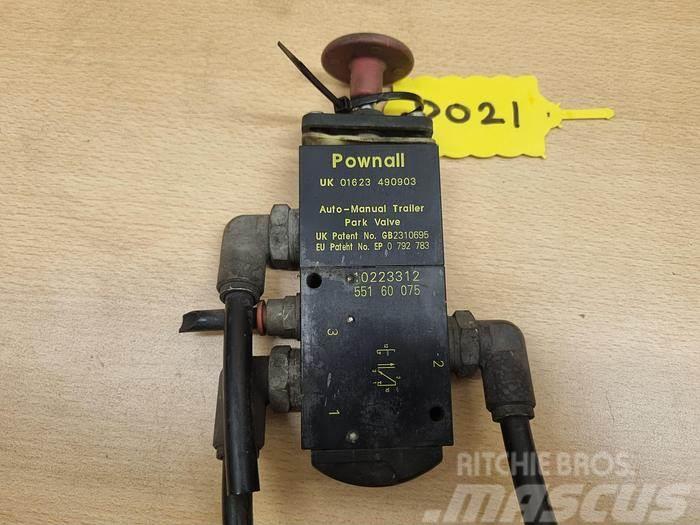  Pownall auto-manual trailer park valve 10223312 Otros componentes - Transporte
