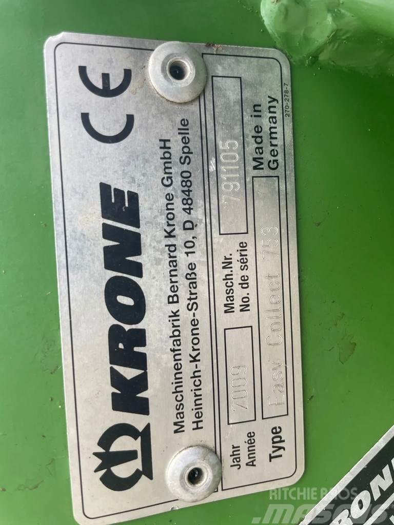 Krone Easy Collect 753 10 rij maisbek Big x 650 Trituradoras de madera