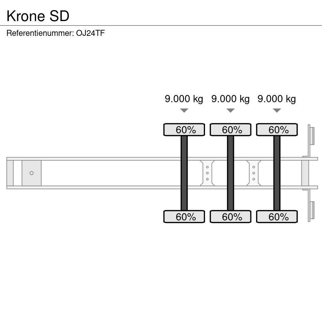 Krone SD Semirremolques con caja de lona