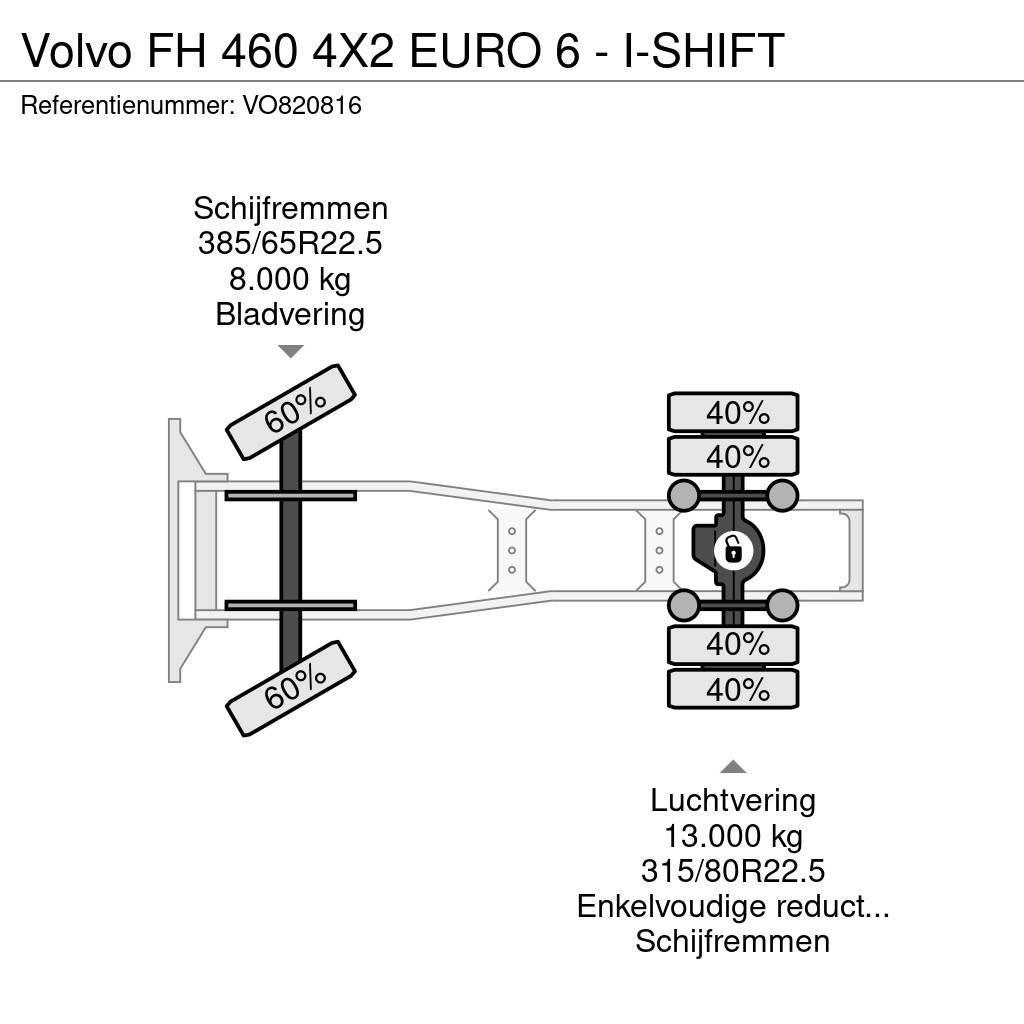 Volvo FH 460 4X2 EURO 6 - I-SHIFT Cabezas tractoras