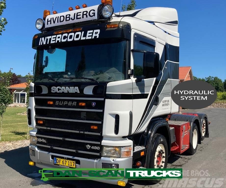Scania R164 6x2 2900mm Hydr. Cabezas tractoras