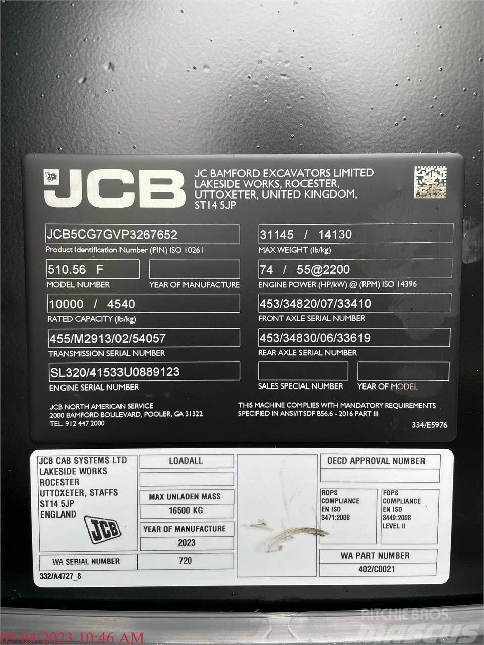 JCB 510-56 Carretillas telescópicas