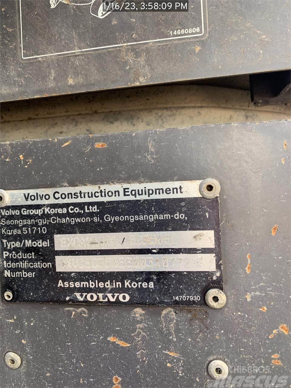 Volvo EC350EL Excavadoras de cadenas