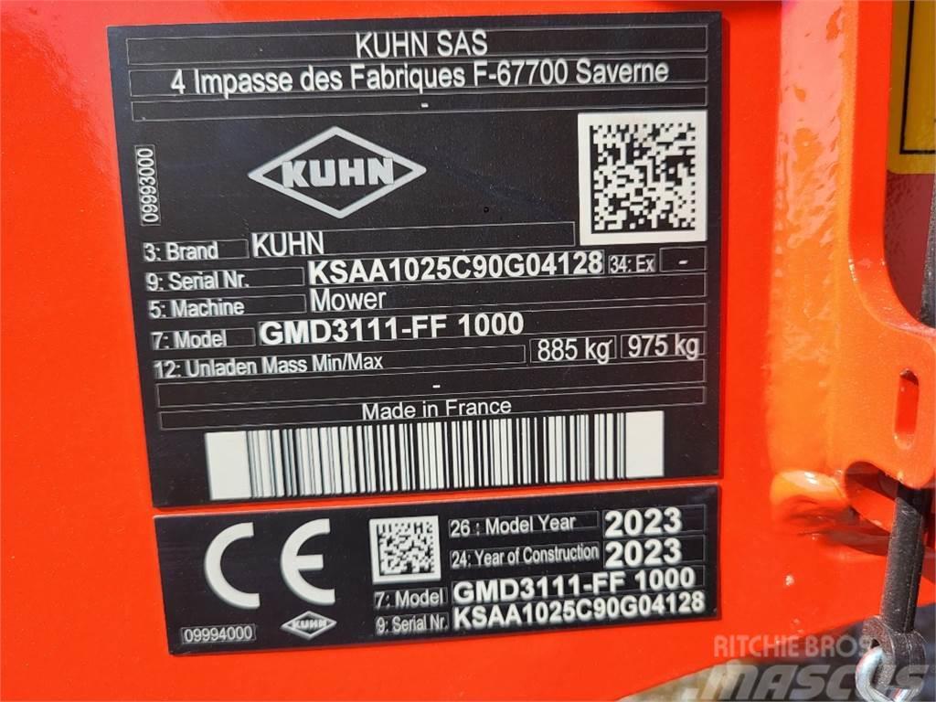 Kuhn GMD 3111 FF / 1000 Segadoras acondicionadoras