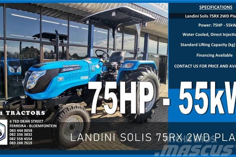 Landini SOLIS 75RX 2WD PLATFORM Tractores