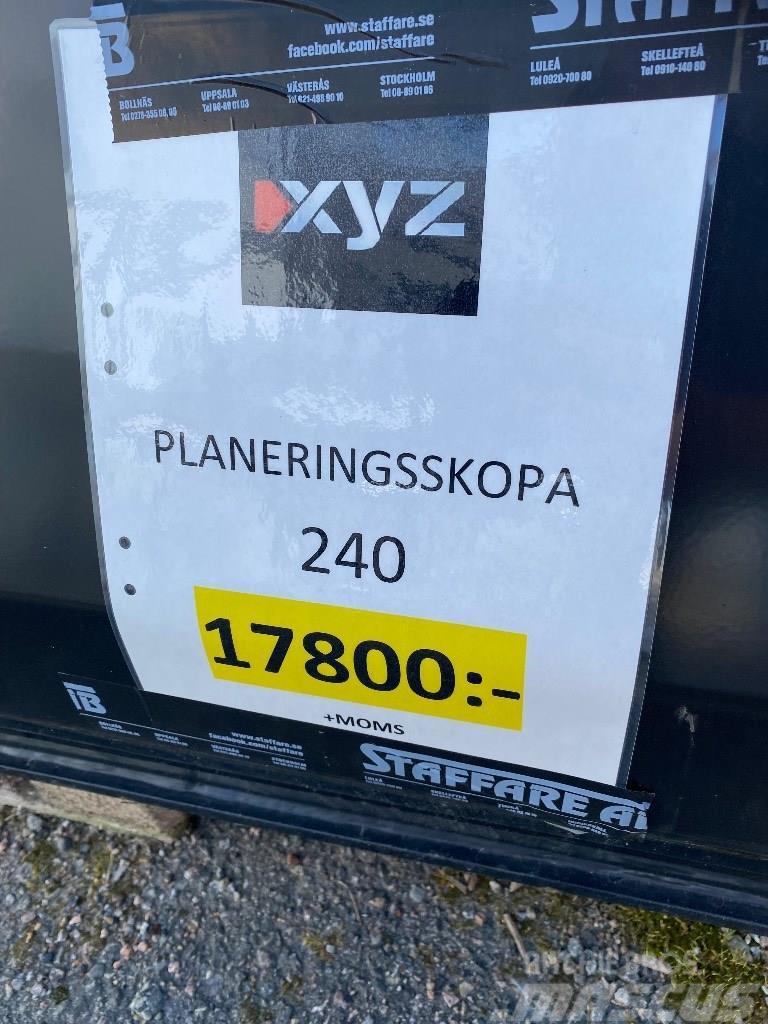 XYZ Planeringsskopa 240 Accesorios para carga frontal