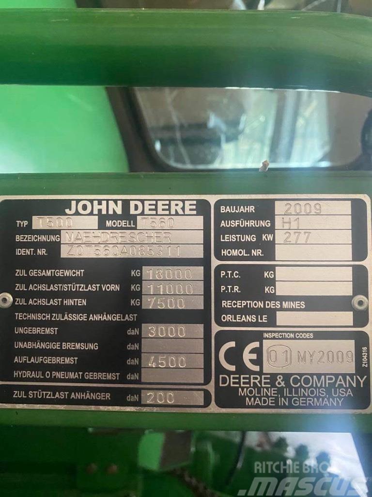 John Deere T 560 Cosechadoras combinadas