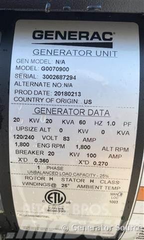 Generac 20 kW Generadores diesel