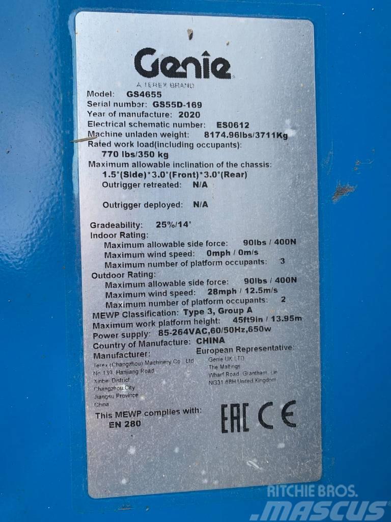 Genie GS 4655, NEW, 16m, electric scissor lift Plataformas tijera