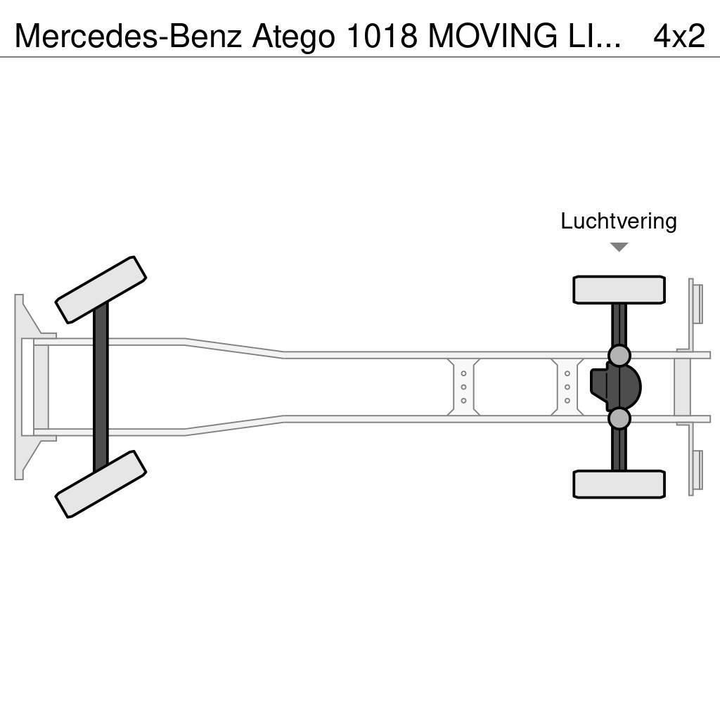 Mercedes-Benz Atego 1018 MOVING LIFT - GOOD WORKING CONDITION Camiones caja cerrada
