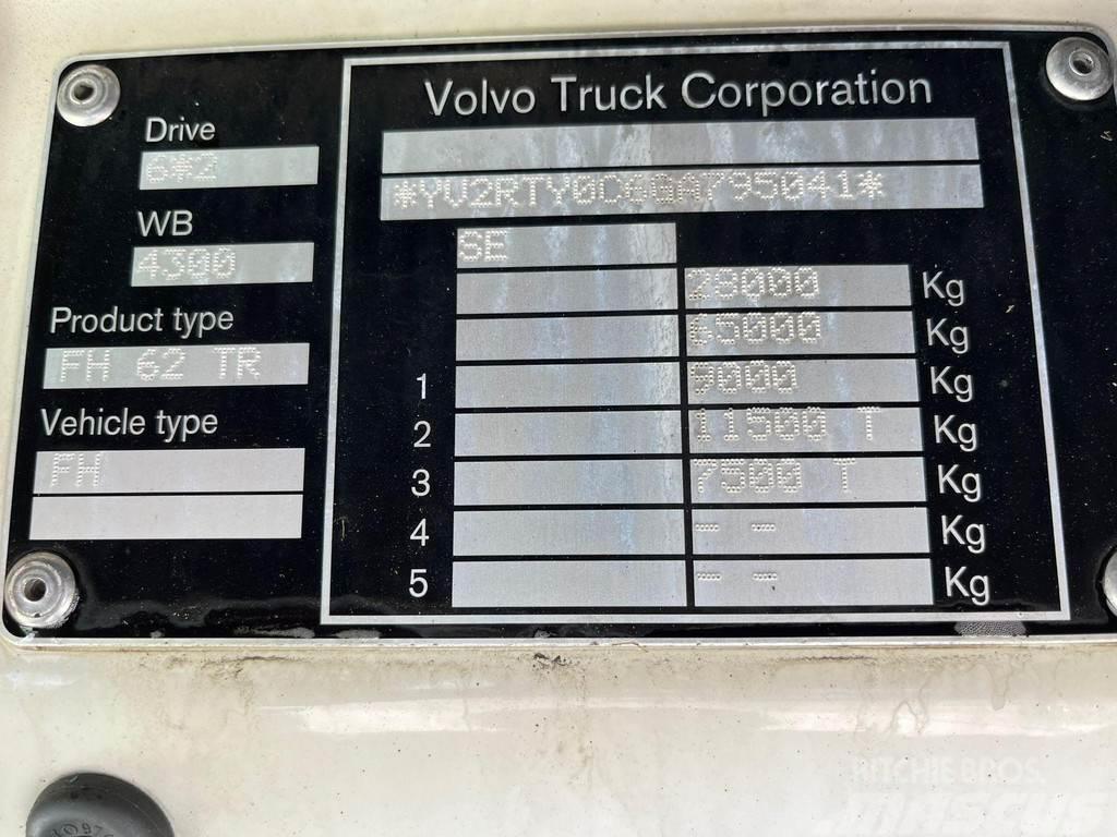 Volvo FH 460 6x2 9 TON FRONT AXLE / PTO / CHASSIS L=6300 Camiones chasis