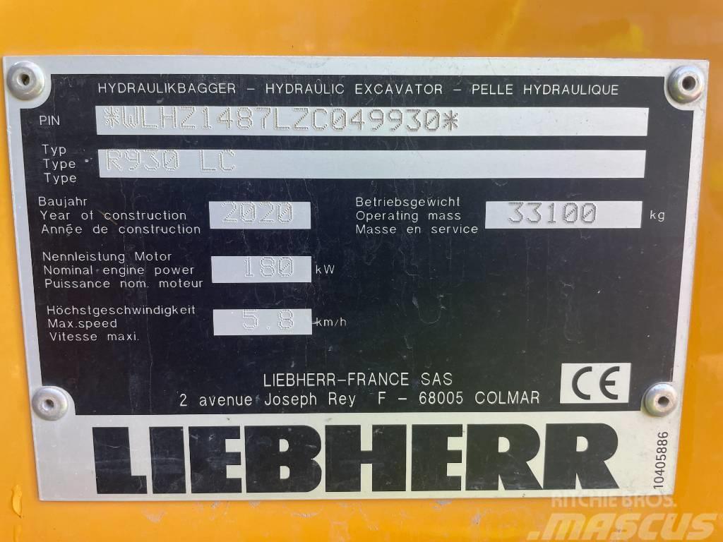 Liebherr R930 Excavadoras de cadenas