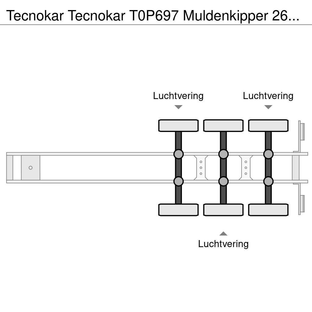  Tecnokar T0P697 Muldenkipper 26cbm Semirremolques bañera