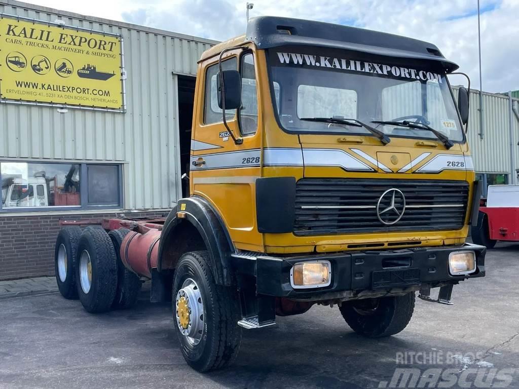 Mercedes-Benz SK 2628 Chassis 6x6 V8 Big Axle's Auxilery Top Con Camiones chasis