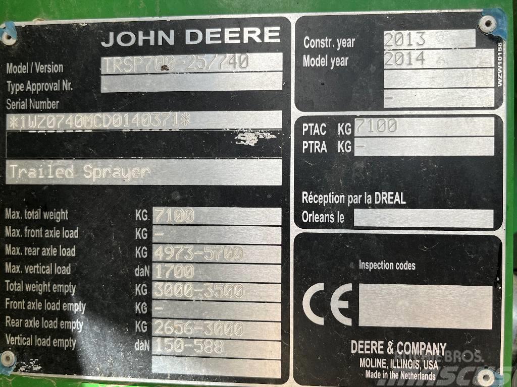 John Deere M 740 i Dismantled: only spare parts Pulverizadores arrastrados
