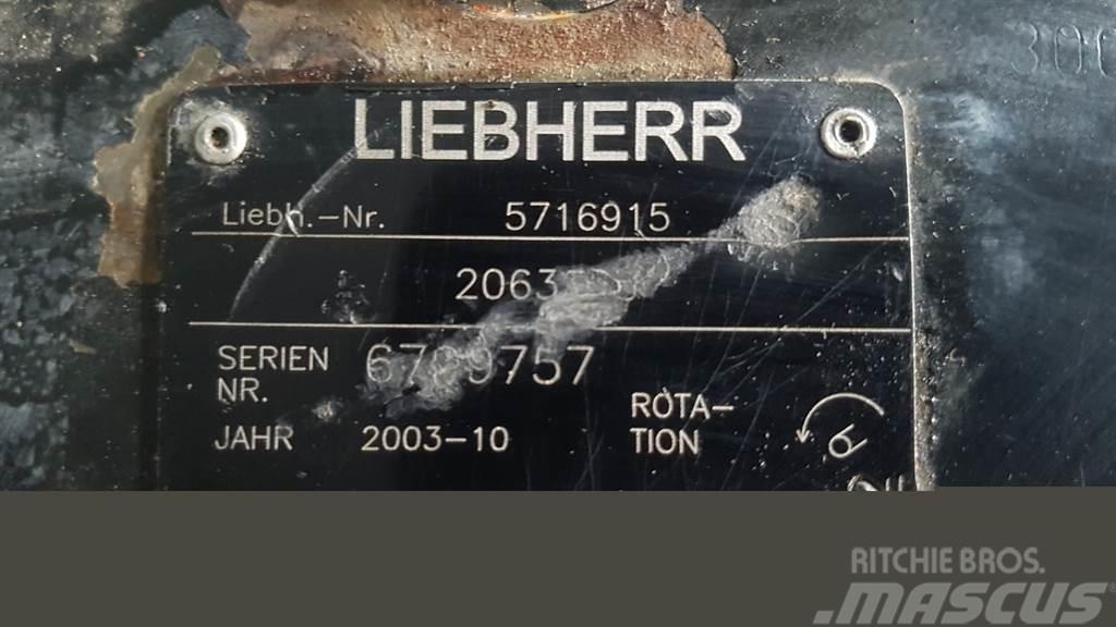 Liebherr 5716915 - L574/L580 - Drive pump/Fahrpumpe/Rijpomp Hidráulicos