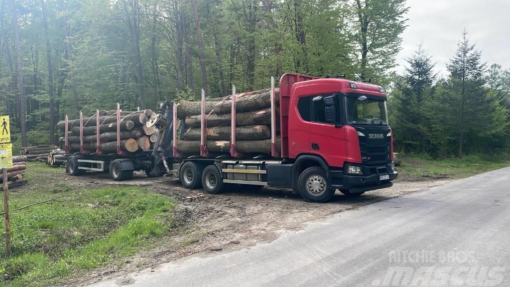Scania R 580 Transporte de madera