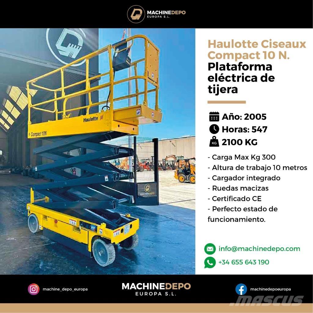 Haulotte Compact 10 N Plataformas tijera