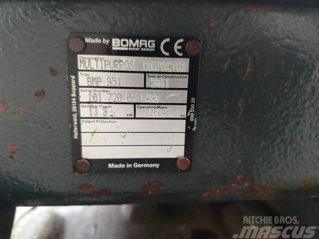 Bomag BMP 851 remote controlled duo roller wals walz Rodillos de doble tambor