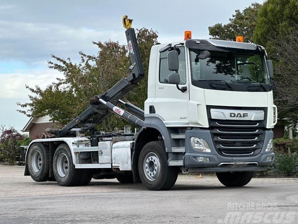 DAF CF 430 FAS 6x2 HAAK/CONTAINER!!2019!!82dkm!! Camiones polibrazo