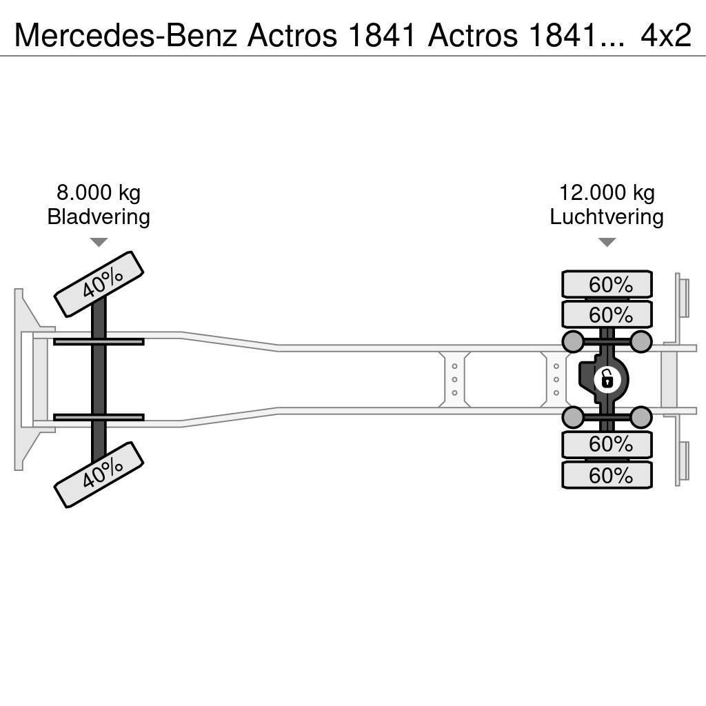 Mercedes-Benz Actros 1841 Actros 1841 Pritsche + Kran Hiab 122D- Camiones plataforma