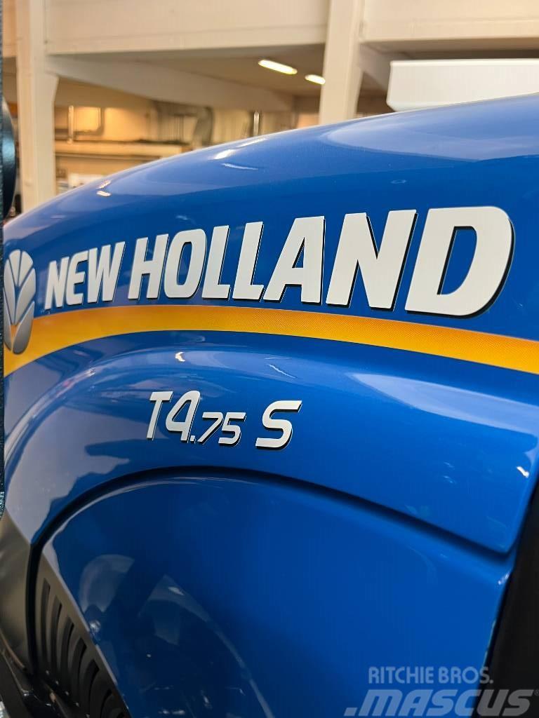 New Holland T4.75 S, Quicke X2S lastare omg.lev! Tractores