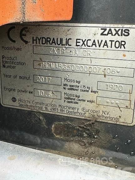 Hitachi ZX19-5A CR Mini excavadoras < 7t