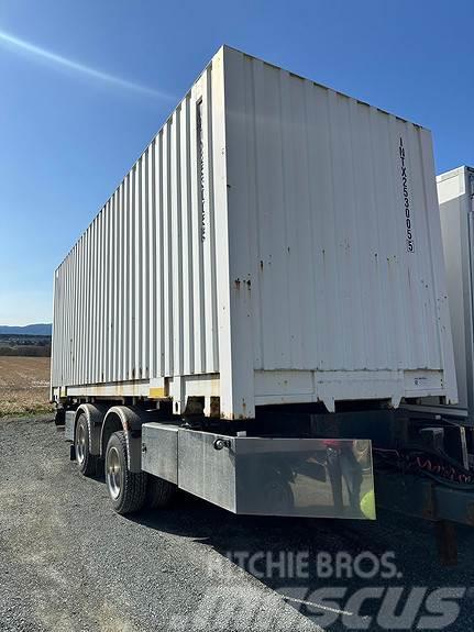  Trailerbygg Container med port, henger med lift, m Otros remolques