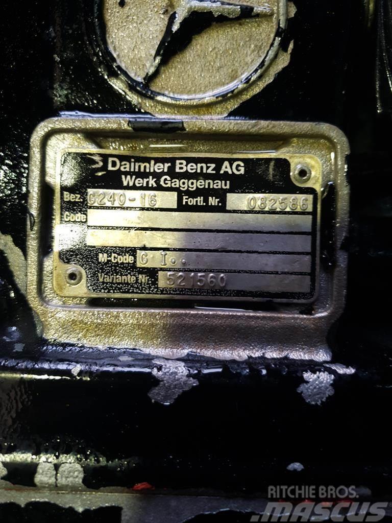 Mercedes-Benz ACTROS MP I G 240 - 16 ΜΕ INTARDER 115, ΗΛΕΚΤΡΟΝΙΚ Cajas de cambios