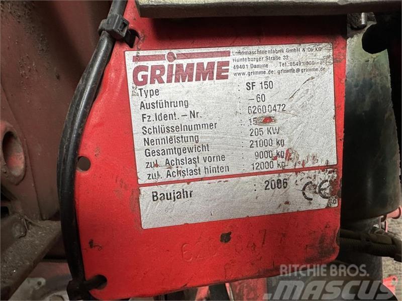 Grimme SF-150-60-UB Cosechadoras y excavadoras para patata