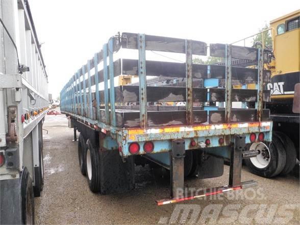 Fontaine Flatbed Trailer Plataforma plana/laterales abatibles