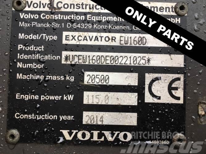 Volvo EW160D til ophug Excavadoras de cadenas