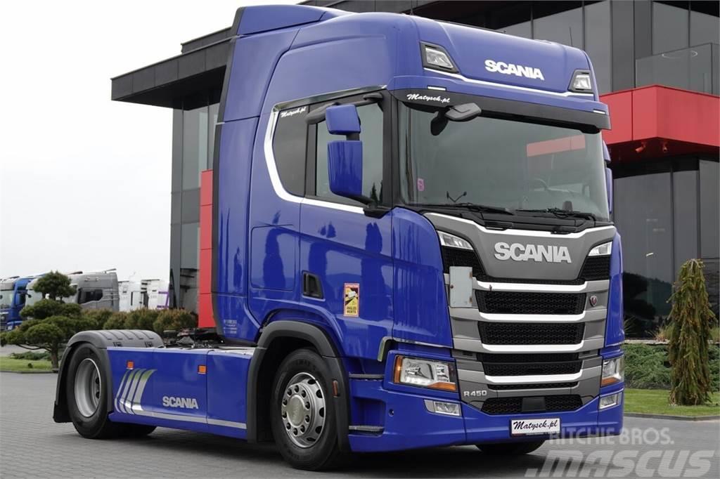 Scania R 450 / RETARDER / NOWY MODEL / OPONY 100 % Cabezas tractoras
