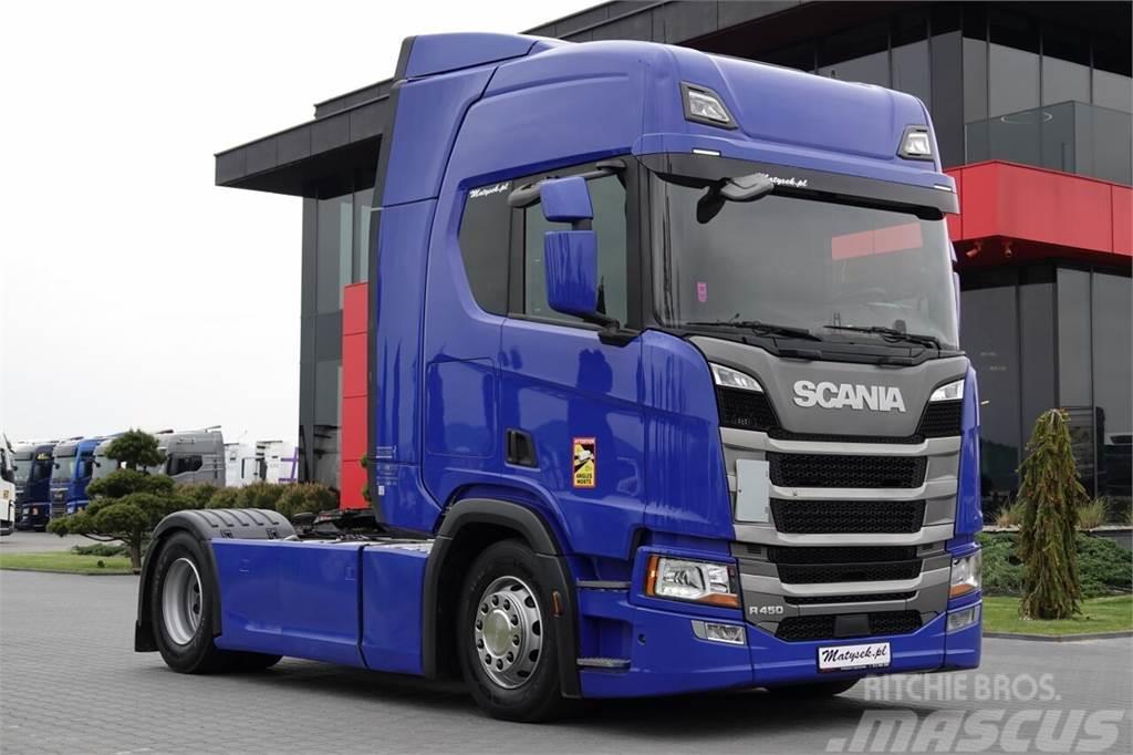Scania R 450 / RETARDER / NAVI / NOWY MODEL / OPONY 100 % Cabezas tractoras