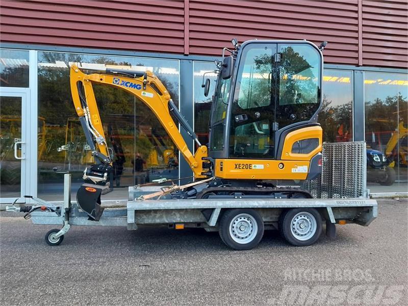 XCMG Xe20e med trailer Mini excavadoras < 7t