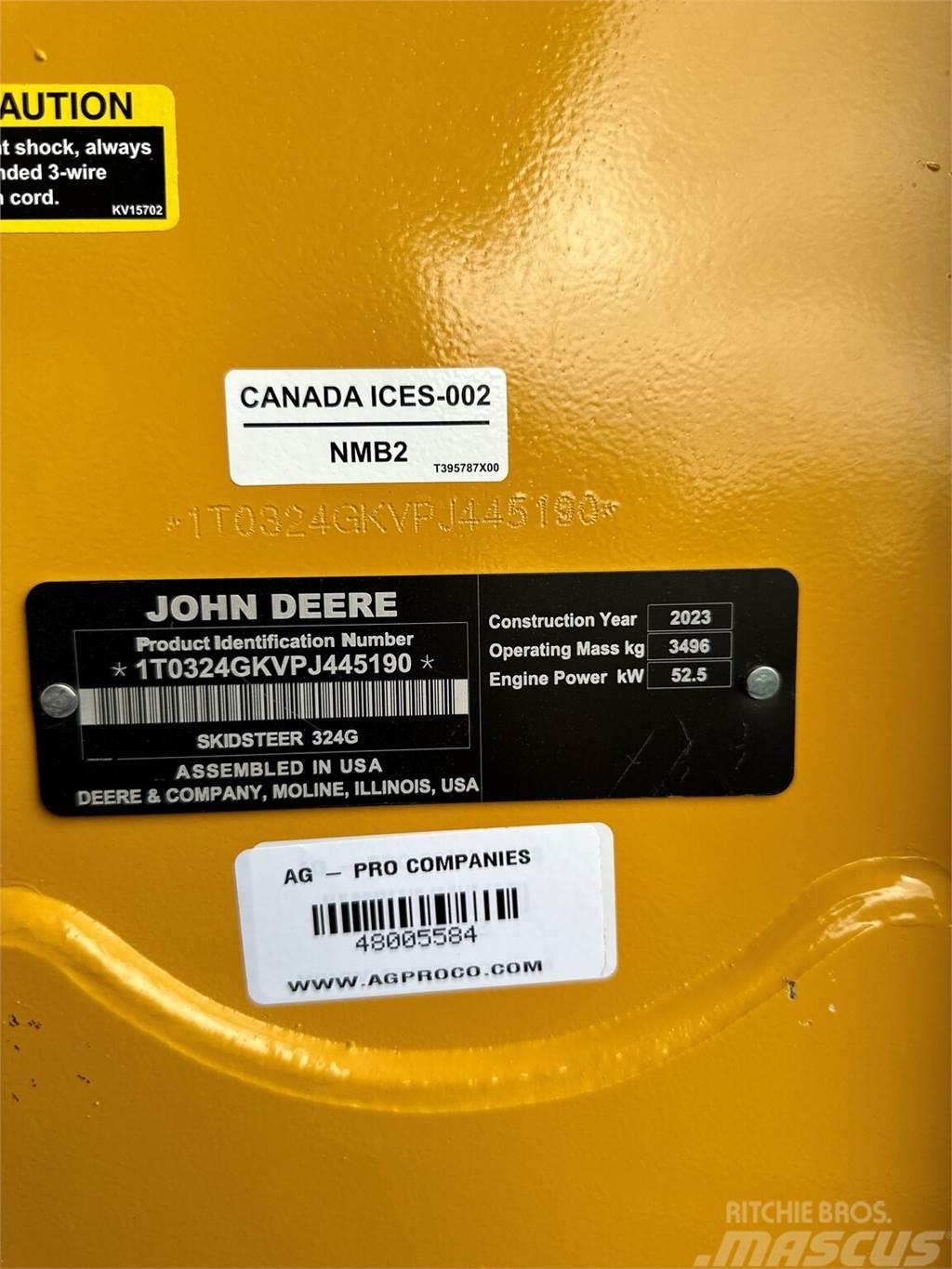John Deere 324G Minicargadoras