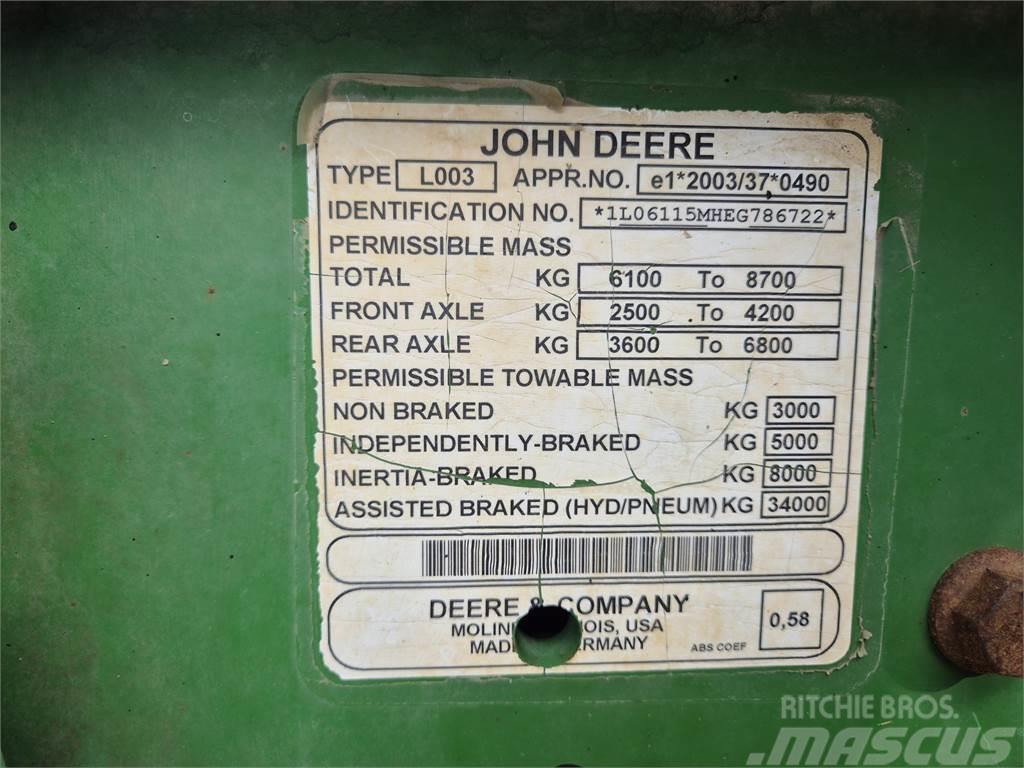 John Deere 6115M Tractores