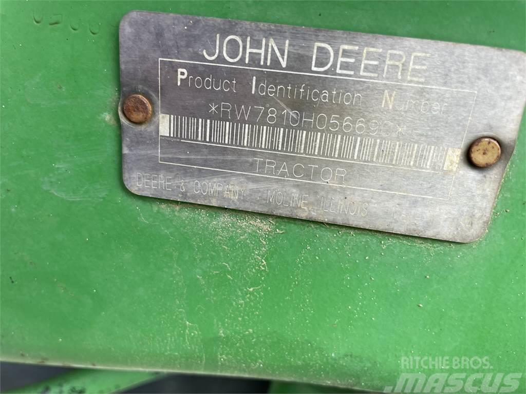 John Deere 7810 Tractores