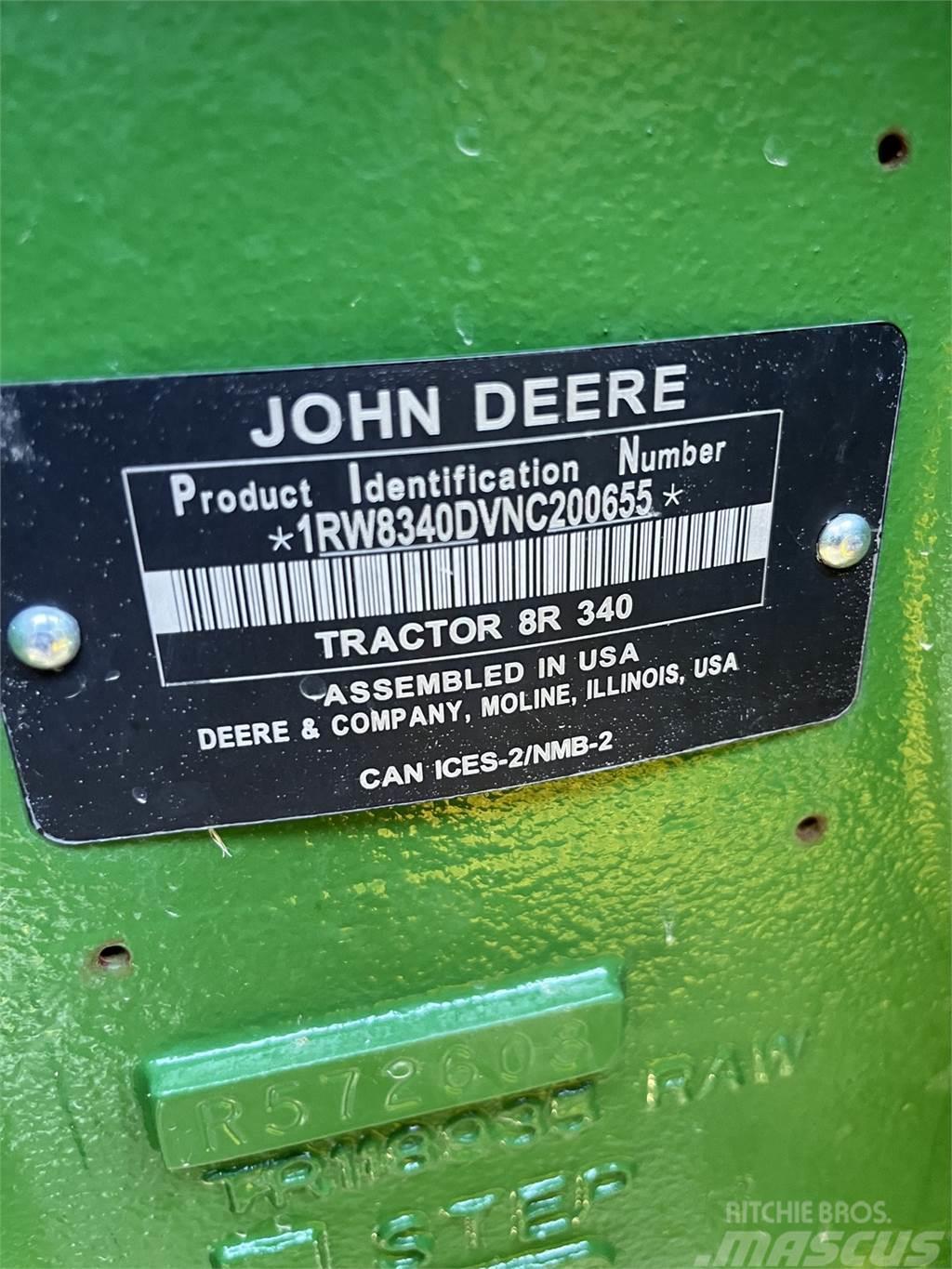 John Deere 8R 340 Tractores