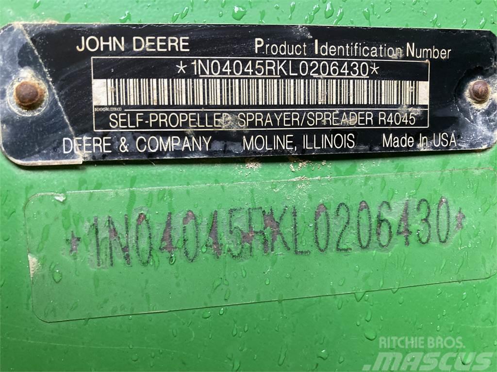 John Deere R4045 Pulverizadores arrastrados