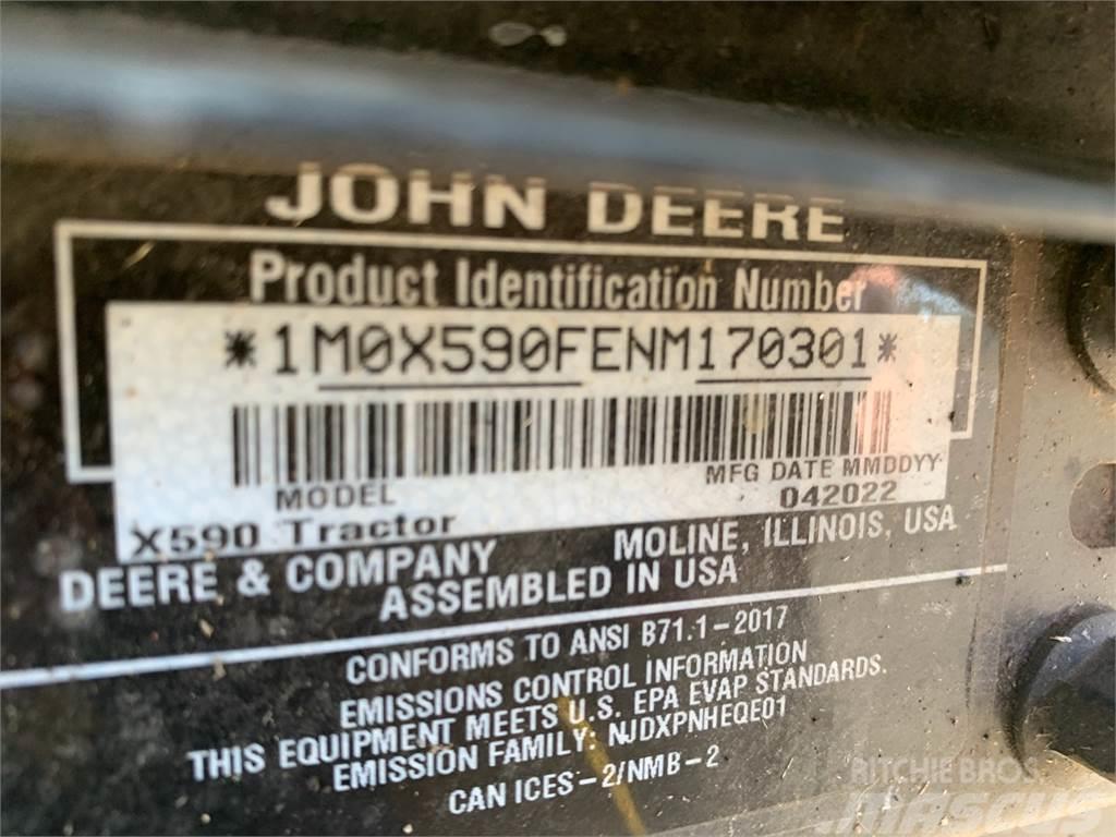 John Deere X590 Tractores compactos