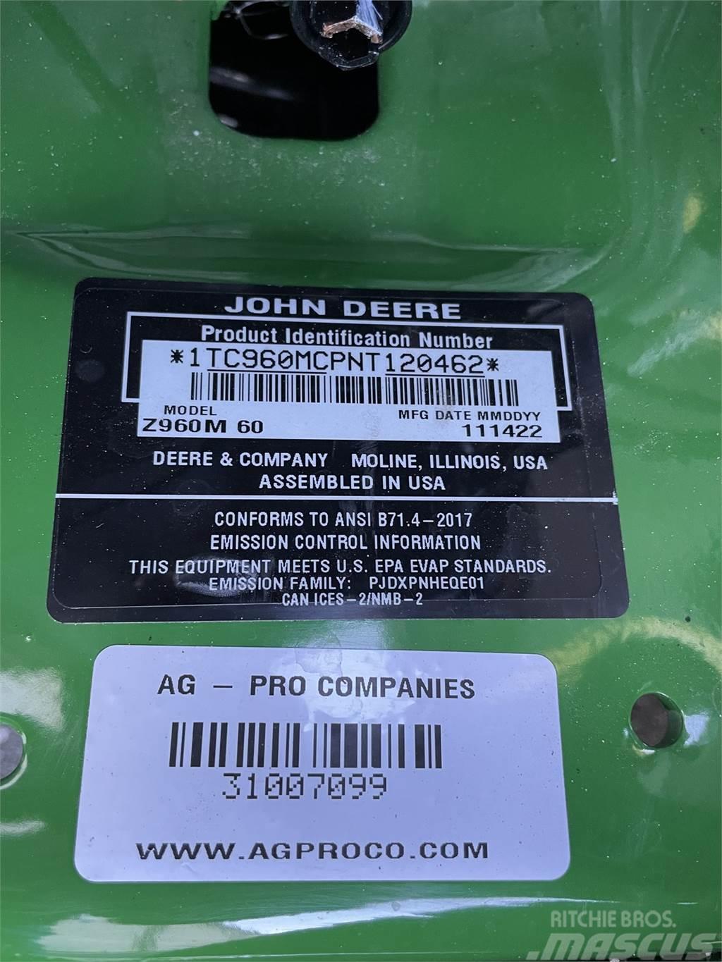 John Deere Z960M Segadoras profesionales