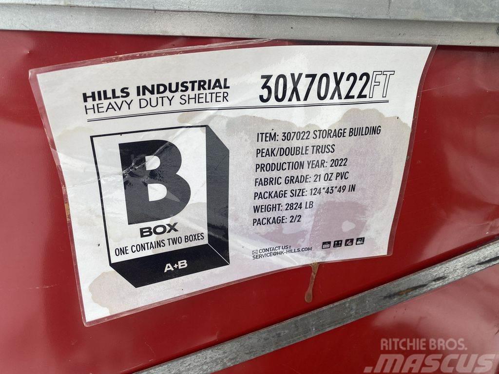  Hills Industrial Heavy Duty Shelter - 30'W x 70'L  Edificación de acero