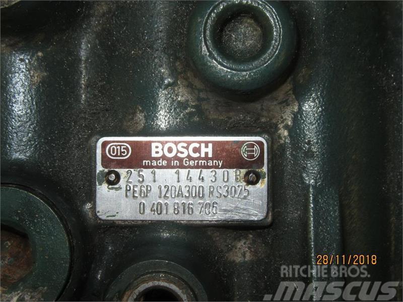  - - -  Mann Bosch brændstofpumpe Accesorios para cosechadoras combinadas
