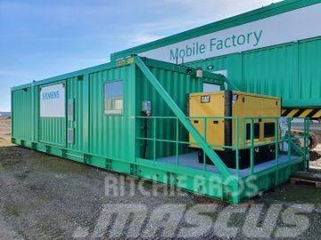  Container,autark,Strom,Hydr.,Druckl.,WC,Küche Generadores diesel