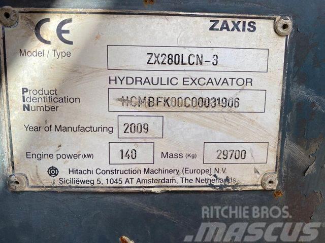 Hitachi ZX280 LCN-3 **BJ. 2009 *11645H ** Excavadoras de cadenas