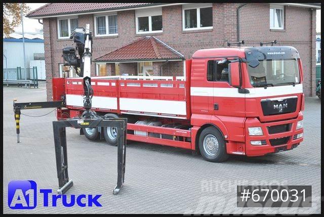 MAN TGX 26.400 XL Hiab 166K, Lift-Lenkachse Camiones plataforma