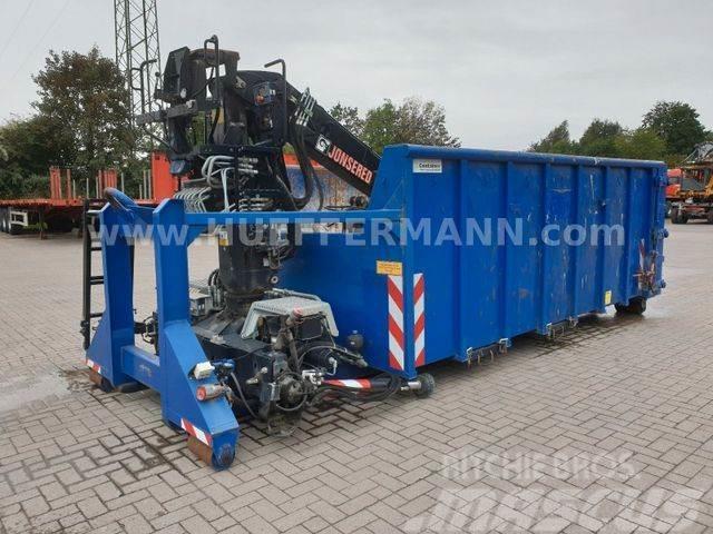 Mercedes-Benz Abrollcontainer mit Jonsered J1100 RS 7Ladekran Camiones polibrazo