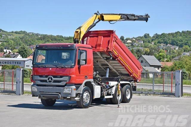 Mercedes-Benz ACTROS 2636 * FASSI F155AXS.0.22 / 6x4 Camiones grúa