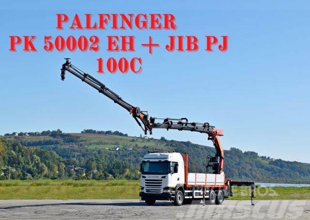 Scania G 490* PK 50002 EH + JIB PJ100C + FUNK /6x4 Camiones grúa